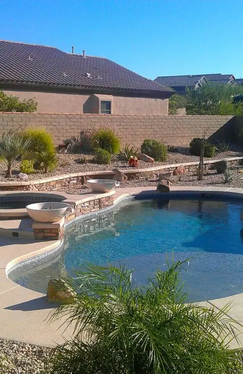 South West Landscape with Freeform Pool by Black Rock Development